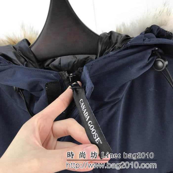 CanadaGoose加拿大鵝 明星同款 胸前章 防寒絨布羽絨服 男女同款 情侶款 ydi1646